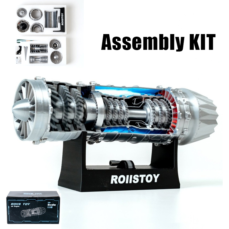 Model Kit Jet Engine - J35 Turbofighter Model Kiti PLA Sert