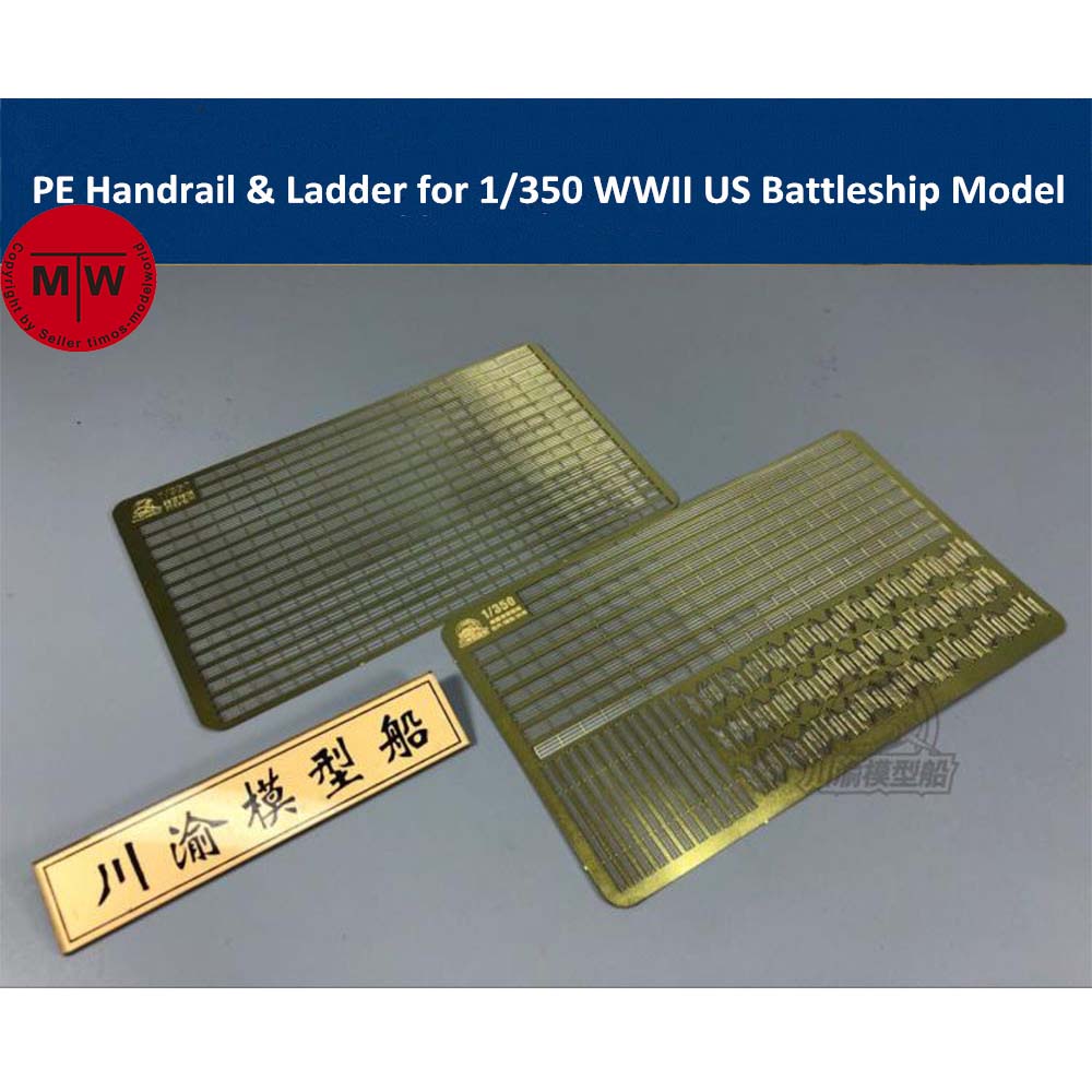 Photo Etch Brass - 1/350 Ölçekli Fotoğraf İşlemeli PE Küpeşte
