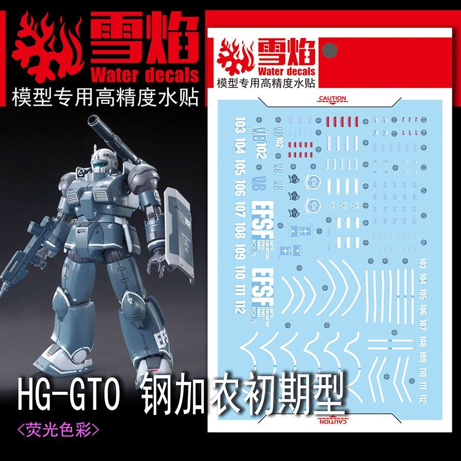 Model Kit Decals - Model Çıkartmaları Yüksek Hassasiyetli Floresan Su