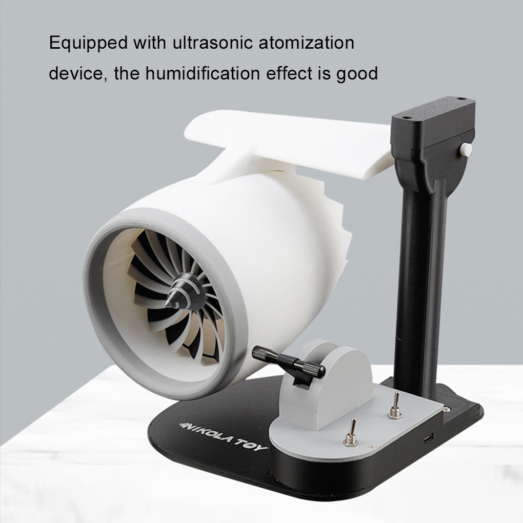 Model Kit Jet Engine - USB JetFan masaüstü Turbofan motor Fan