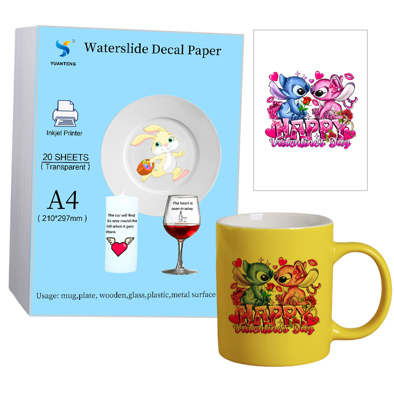 20 yaprak/çanta mavi destek su - Waterslide Decal Paper incelemesi ve fiyatı