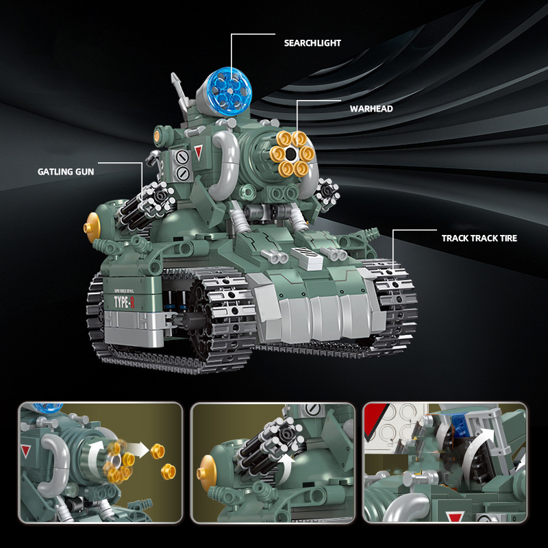Teknik 2.4ghz Rc Yapım Bloğu S - Model Kit Metal Slug incelemesi ve fiyatı