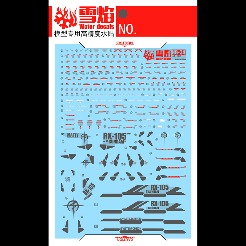 Model çıkartmaları su kaydırağ - Model Kit Decals incelemesi ve fiyatı