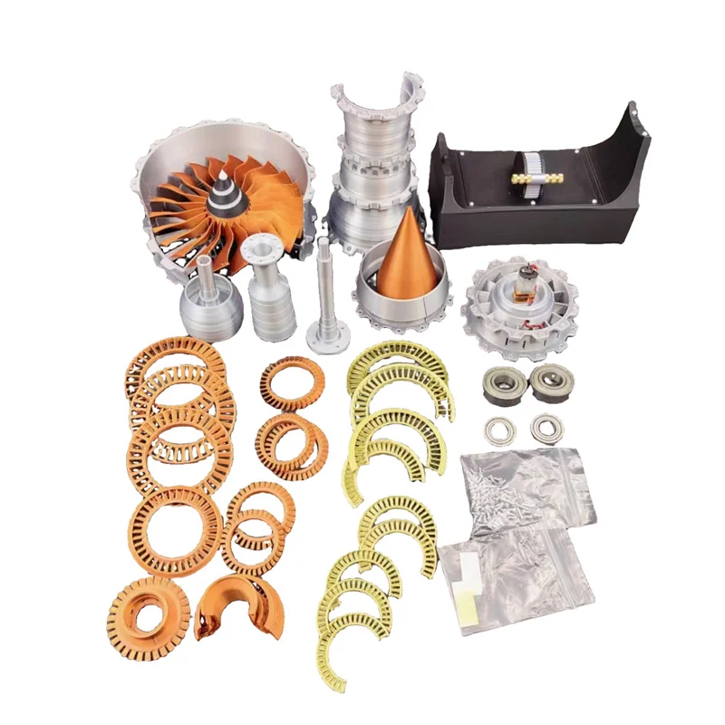 27CM DIY Turbofan motor havacı - Model Kit Jet Engine incelemesi ve fiyatı