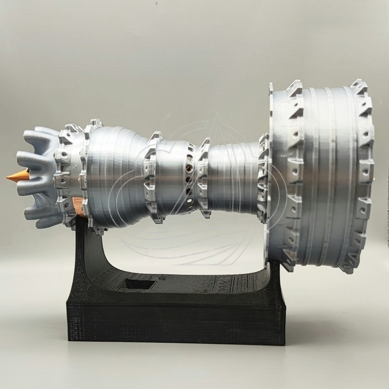 Mini Turbofan Motor Modeli Çal - Model Kit Jet Engine incelemesi ve fiyatı