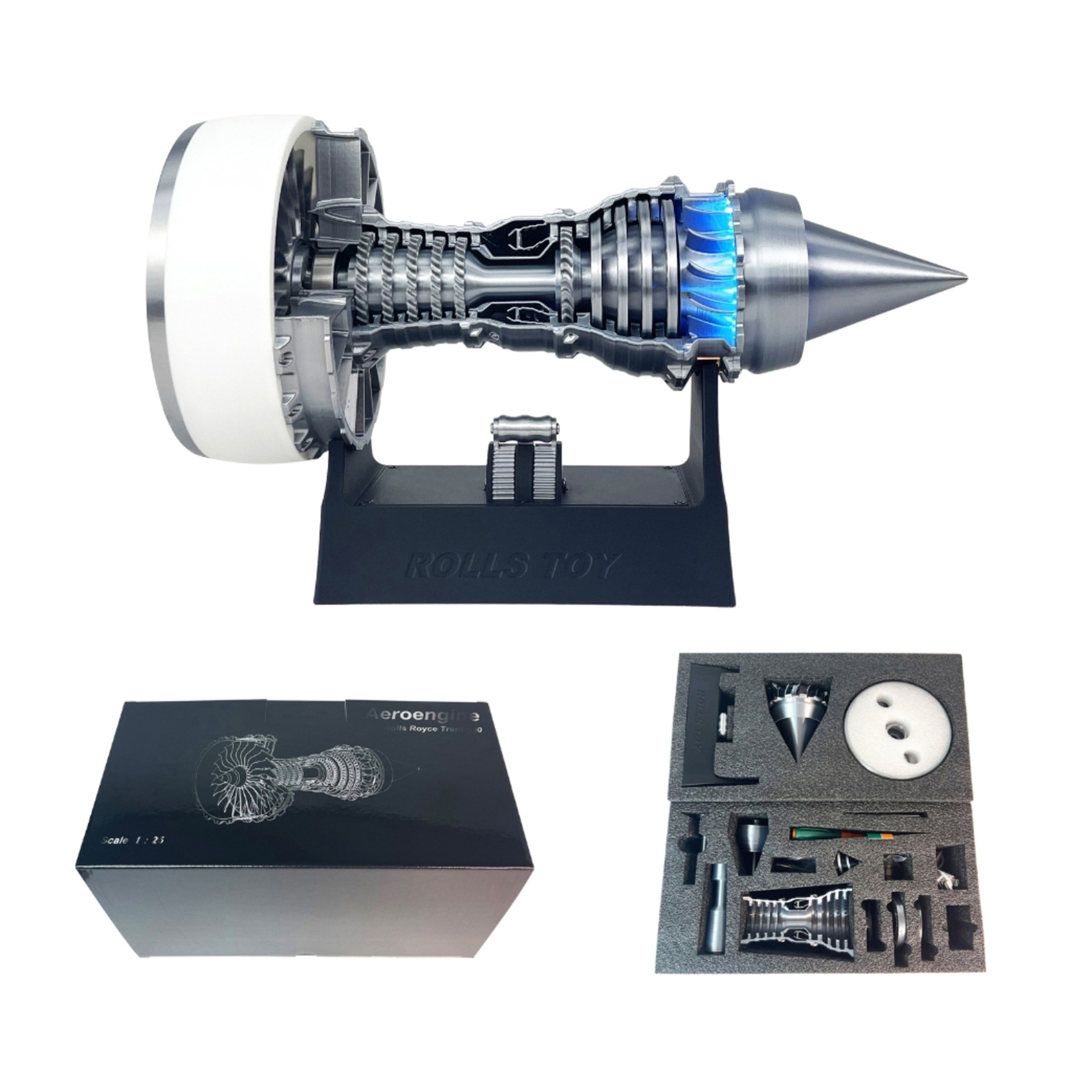 3D Baskılı Türbin Motoru Model - Model Kit Jet Engine incelemesi ve fiyatı