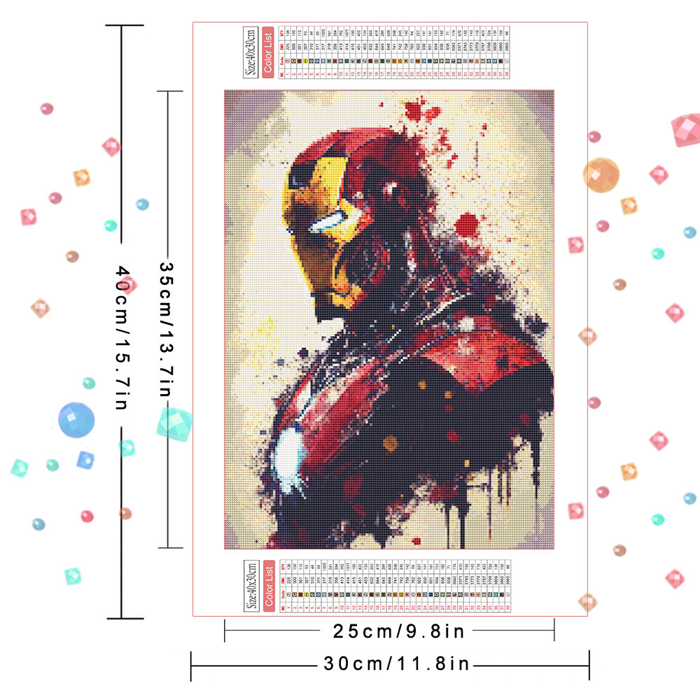 Marvel DIY Elmas Boyama Seti K - Model Kit Iron Man incelemesi ve fiyatı