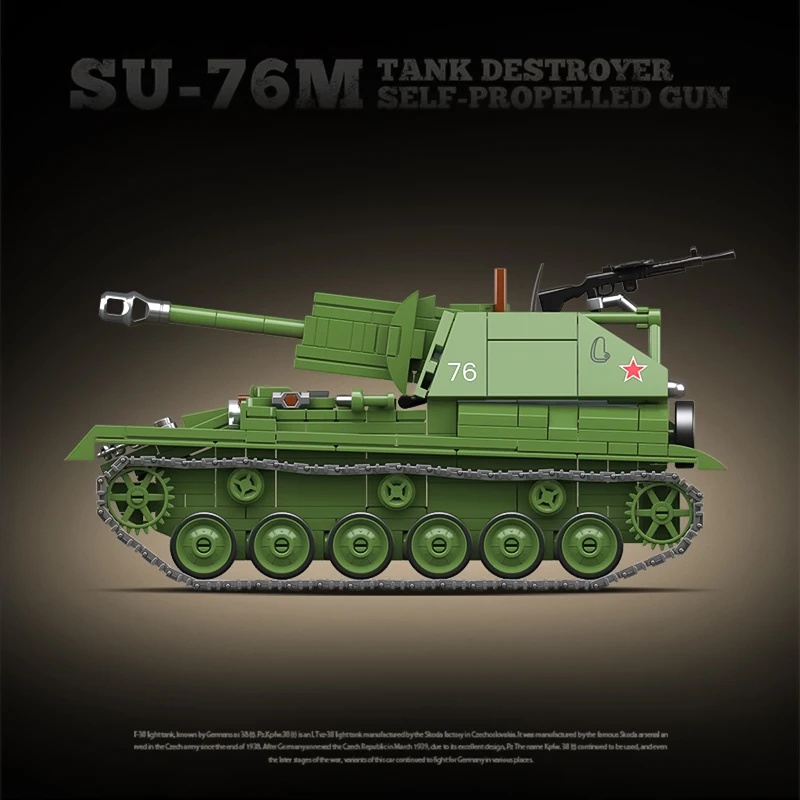 Sovyet SU-76M Tank Yok Edici K - Model Kit Destroyer incelemesi ve fiyatı